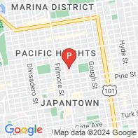 View Map of 2340 Clay Street,San Francisco,CA,94115